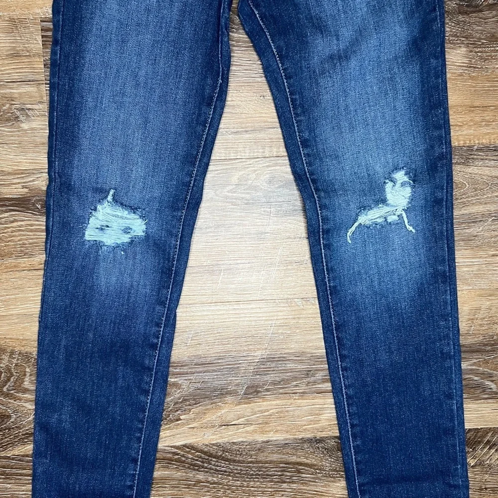 Old Navy High Waisted Rockstar 360° Stretch Jeggings - Dark Medium Wash, Size 14